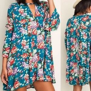 Umgee Babydoll Boho Dress L